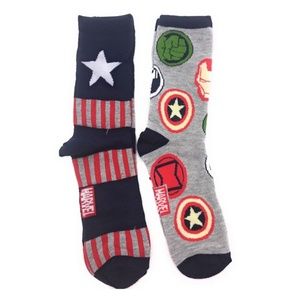 MARVEL Captain America 2-pair of Socks NWT